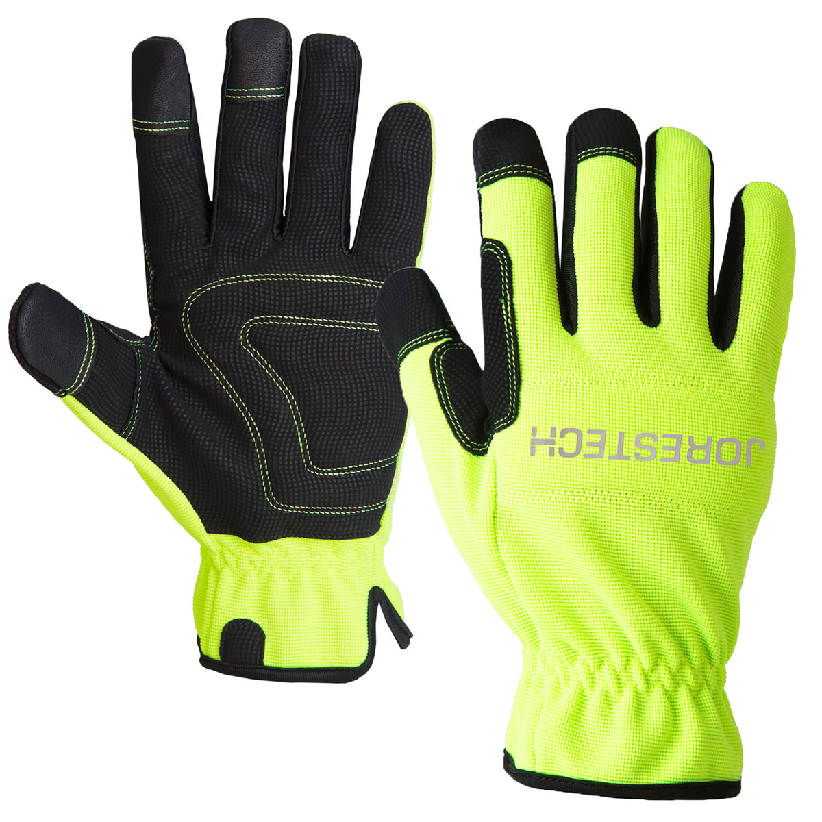 HiVis Touchscreen Safety Work Gloves Technopack Safety & PPE JORESTECH
