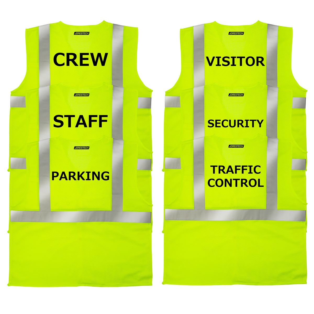 Hao Zhu 2 Pack Hi Vis Vests,Hi Vis Safety Vests With Pockets Zipper Front Night Workwear Reflective Vest For Traffic Work Surveyor And Security Guard Construction Vest - View #8