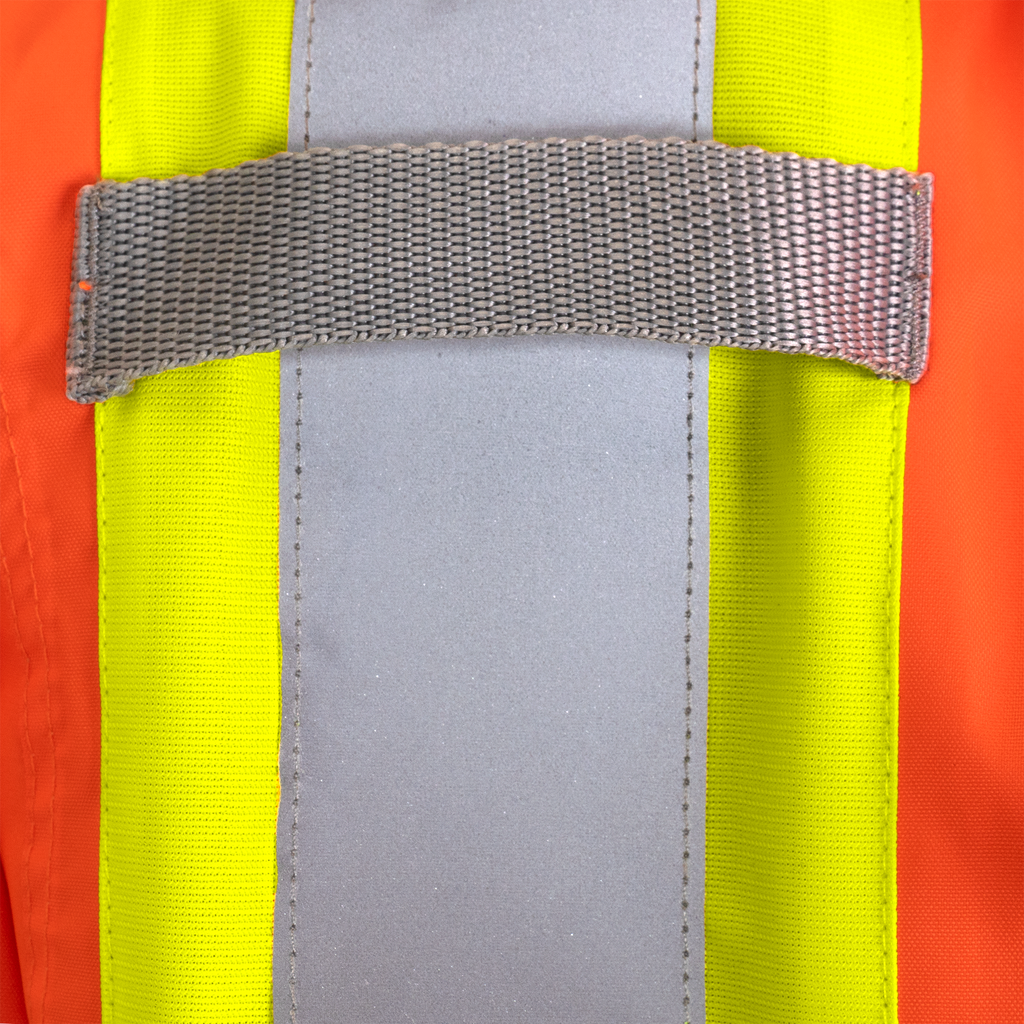 Hi Vis Two Tone Safety Rain Jacket With X Reflective Stripes – JORESTECH