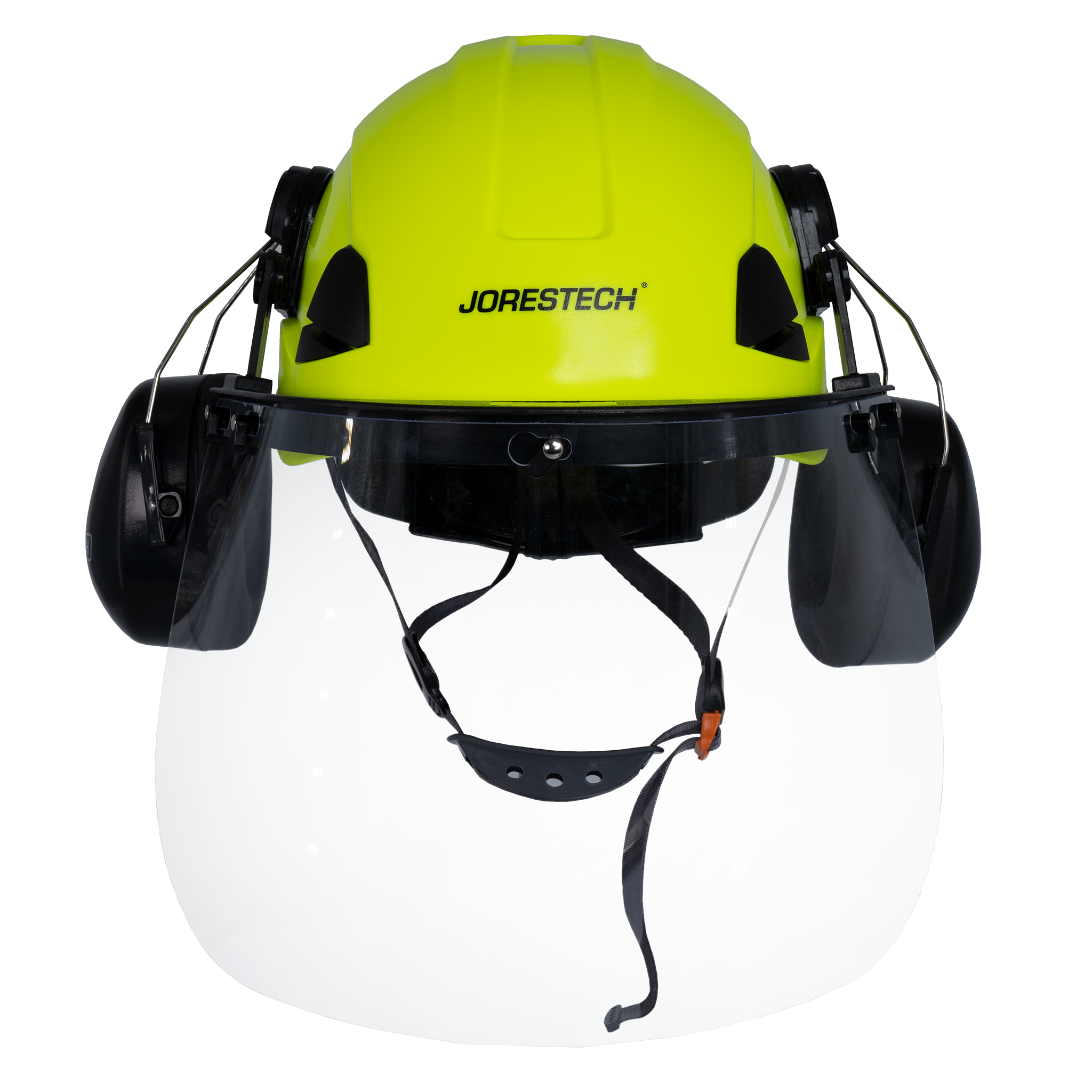 JORESTECH Safety Helmet System with Face Shield and Earmuffs