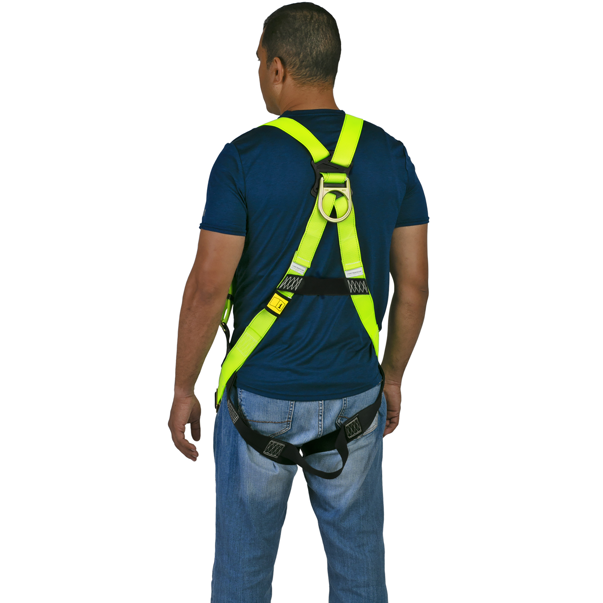 ANSI Hi-Vis Body Harness with D-Ring & Lanyard Keepers | Fall ...