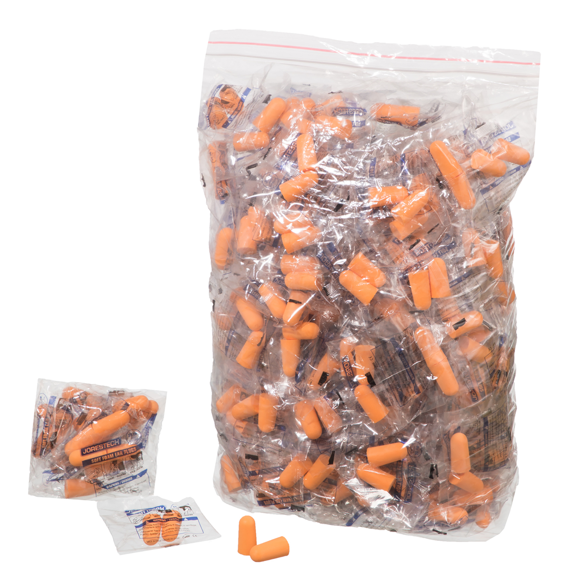 100 Pairs of 32dB Individually Packed Foam Earplugs | ANSI S3 19-1974 ...