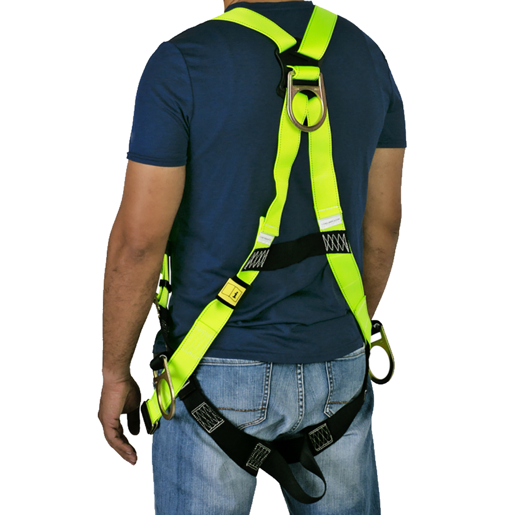Hi Vis 3D Body Harness for Work at Height Fall Restraint | ANSI – JORESTECH