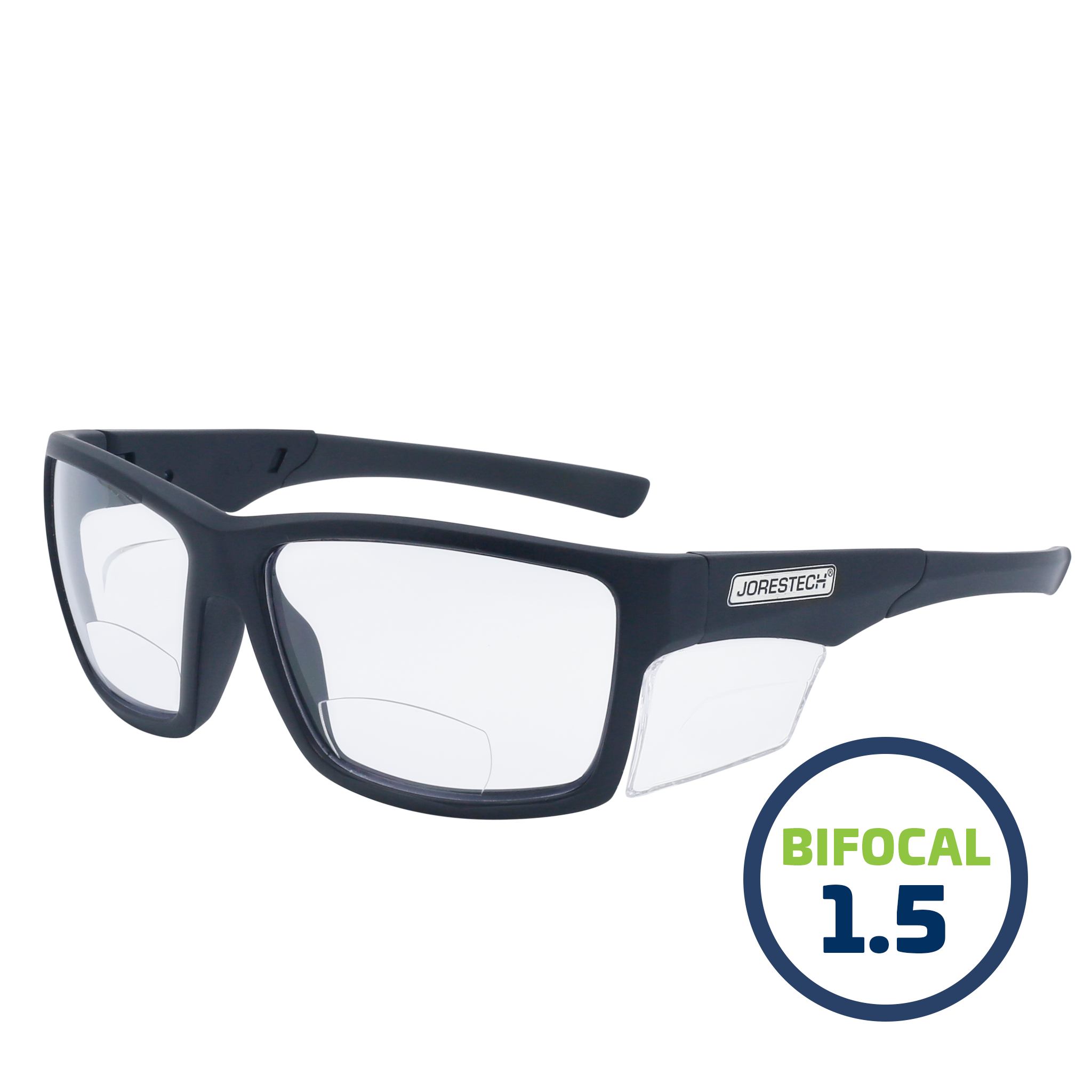 Bifocal Safety Reading Glasses with Side Shields & UV Protection | ANSI ...