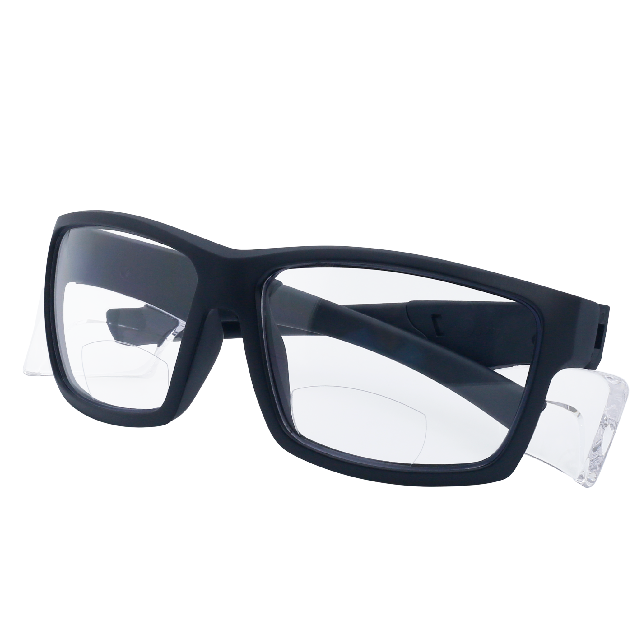 Bifocal Safety Reading Glasses with Side Shields & UV Protection | ANSI ...