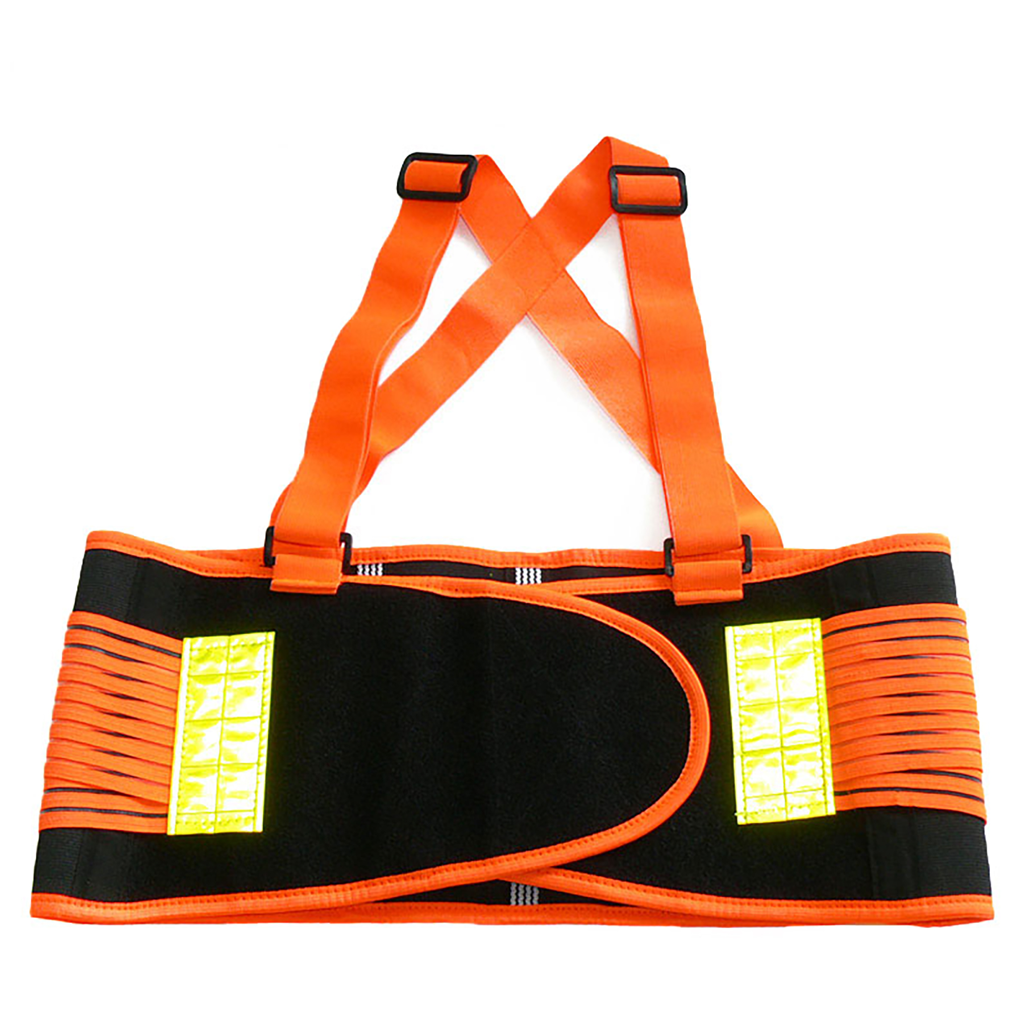 Hi-Vis Back Support Belt with Suspenders & Reflective Strips