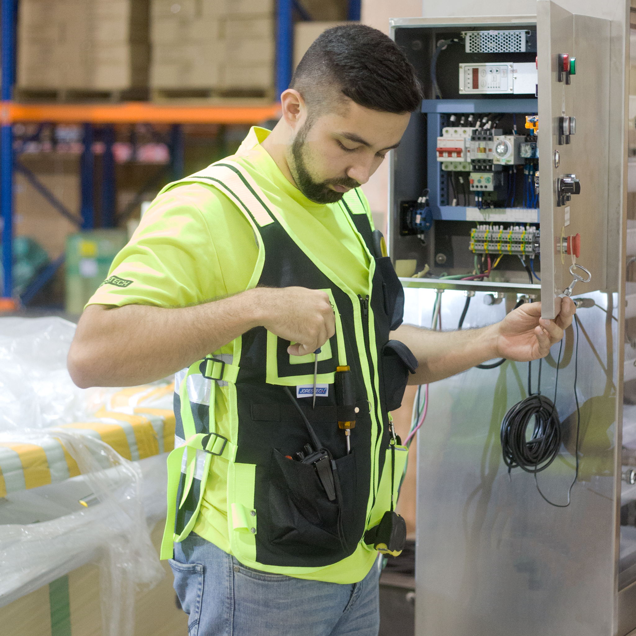 Hi-Vis Reflective Tool Vest Organizer – JORESTECH