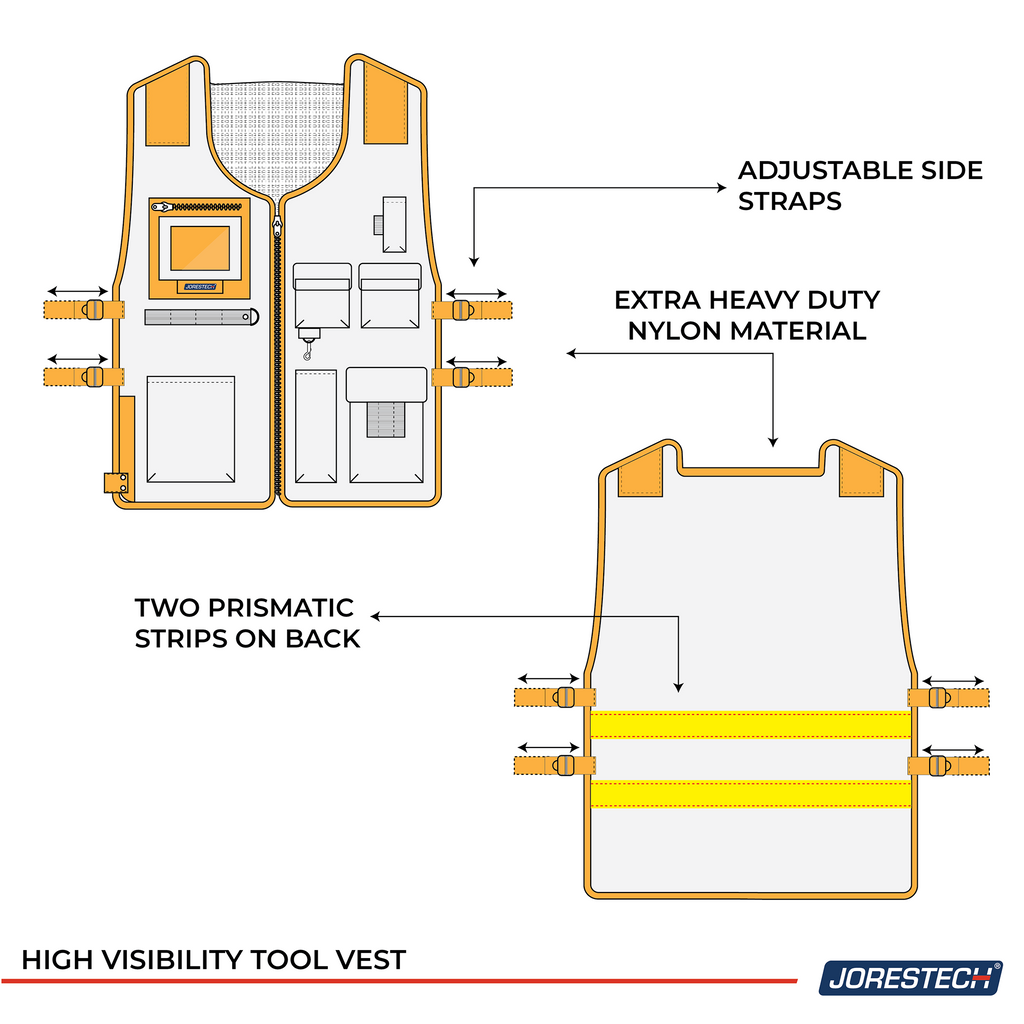 Neon Green Safety Vest with Back Mesh with Pockets - Dubai UAE Neon Green Safety Vest with Back Mesh with Pockets - Dubai UAE