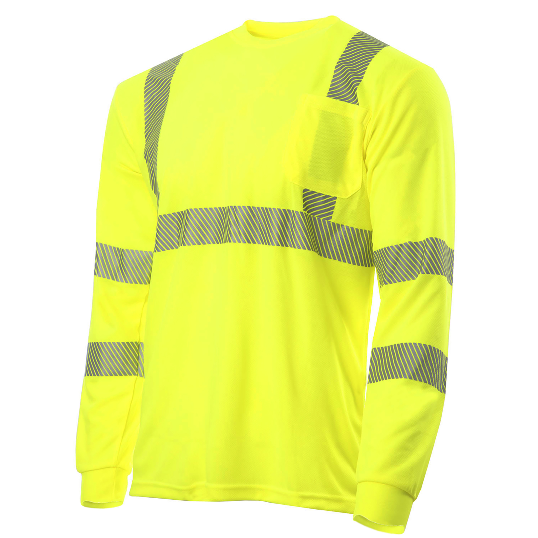 Class 3 Hi Vis Shirts With Black Bottom - Yellow Safety Shirts For Construction & Road Work