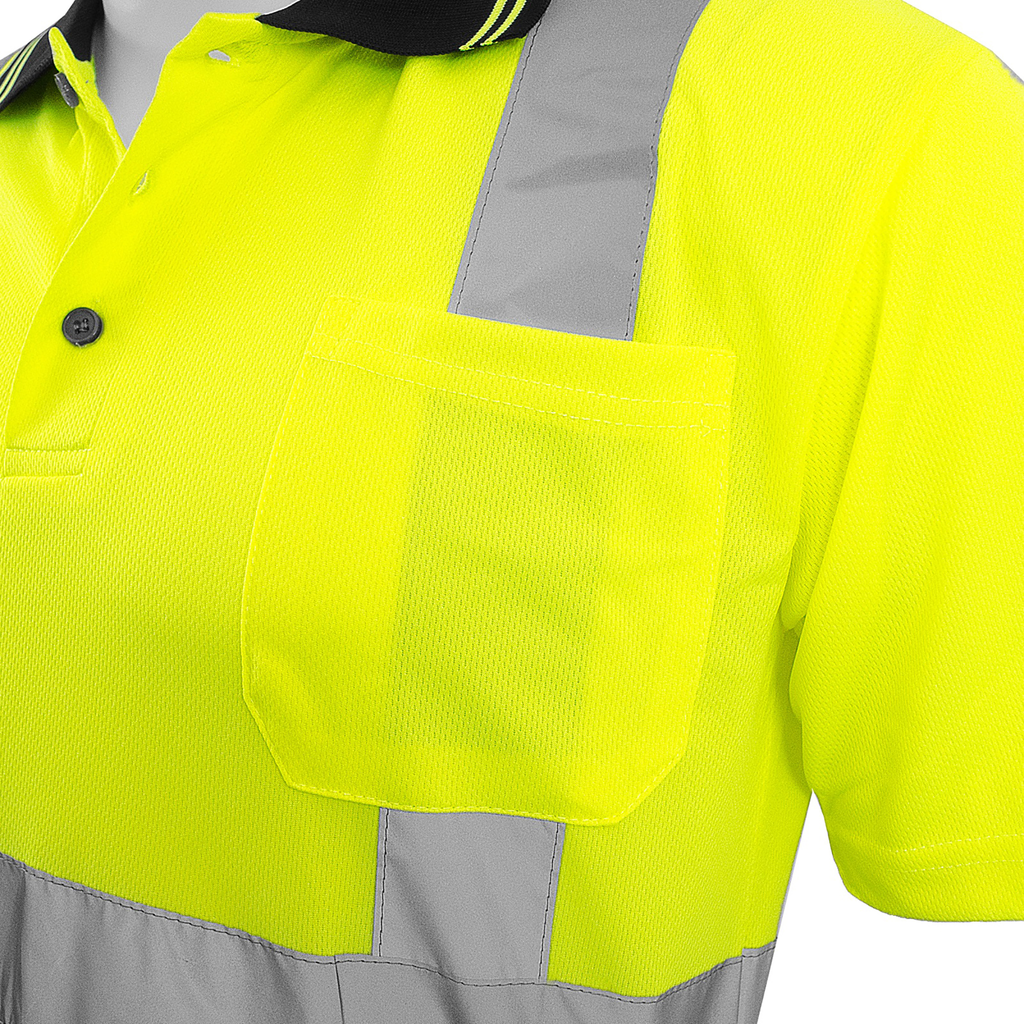 safety dress shirts Hi Vis Reflective Safety Work Shirts