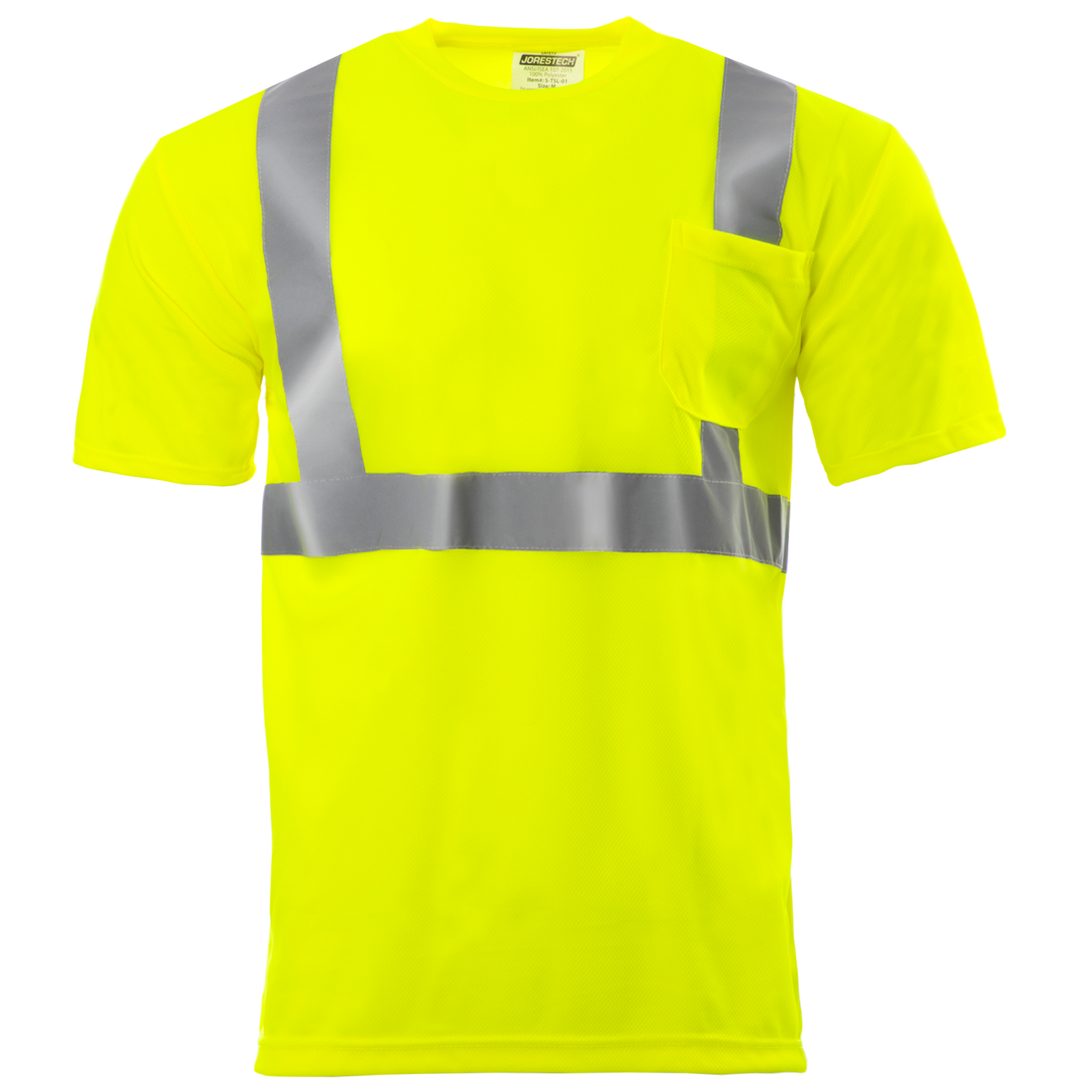 High Visibility Safety Shirt with Pocket | ANSI Class 2 – JORESTECH