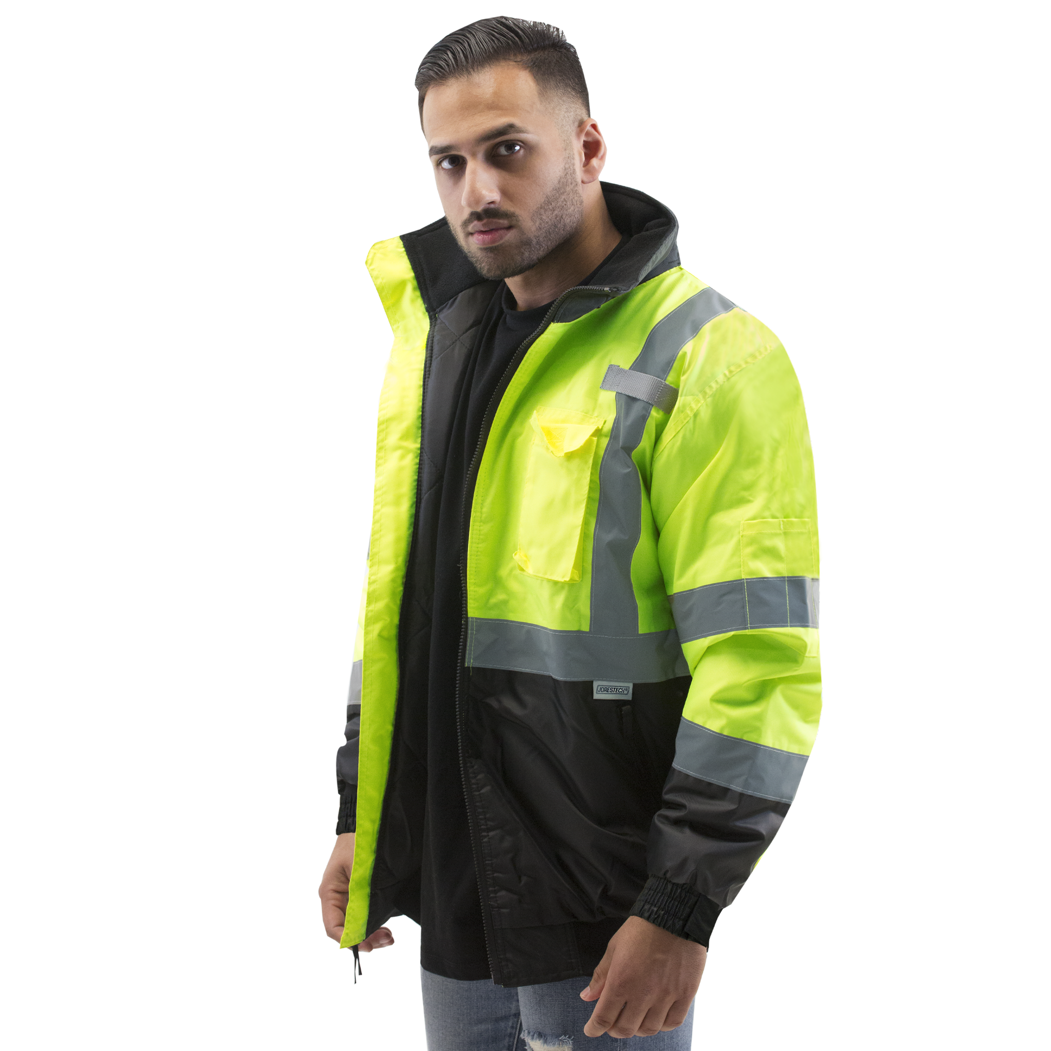 Class 3 High Visibility Bomber Safety Jacket | ANSI – JORESTECH