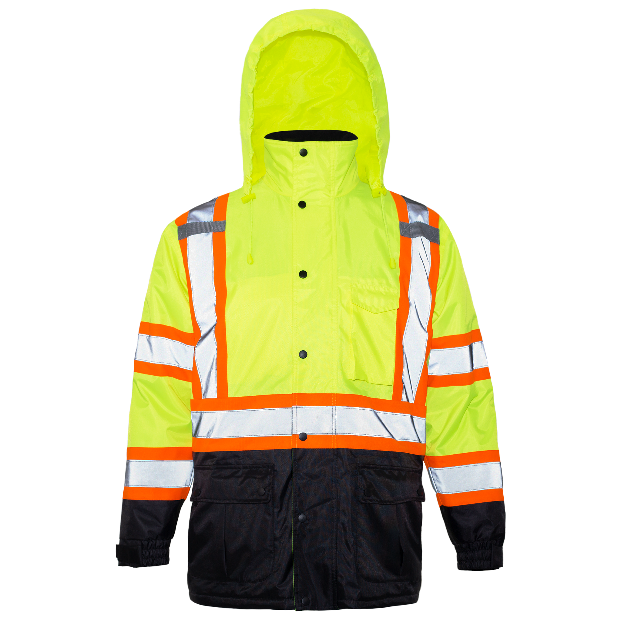 High-Visibility ANSI Safety Jacket Two-Toned | Technopack Safety & PPE ...