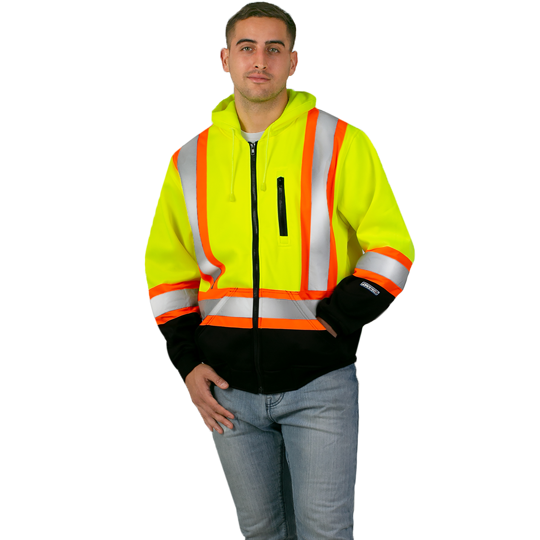 X Back High Visibility Two-Toned Hoodie | ANSI Class 3 – JORESTECH