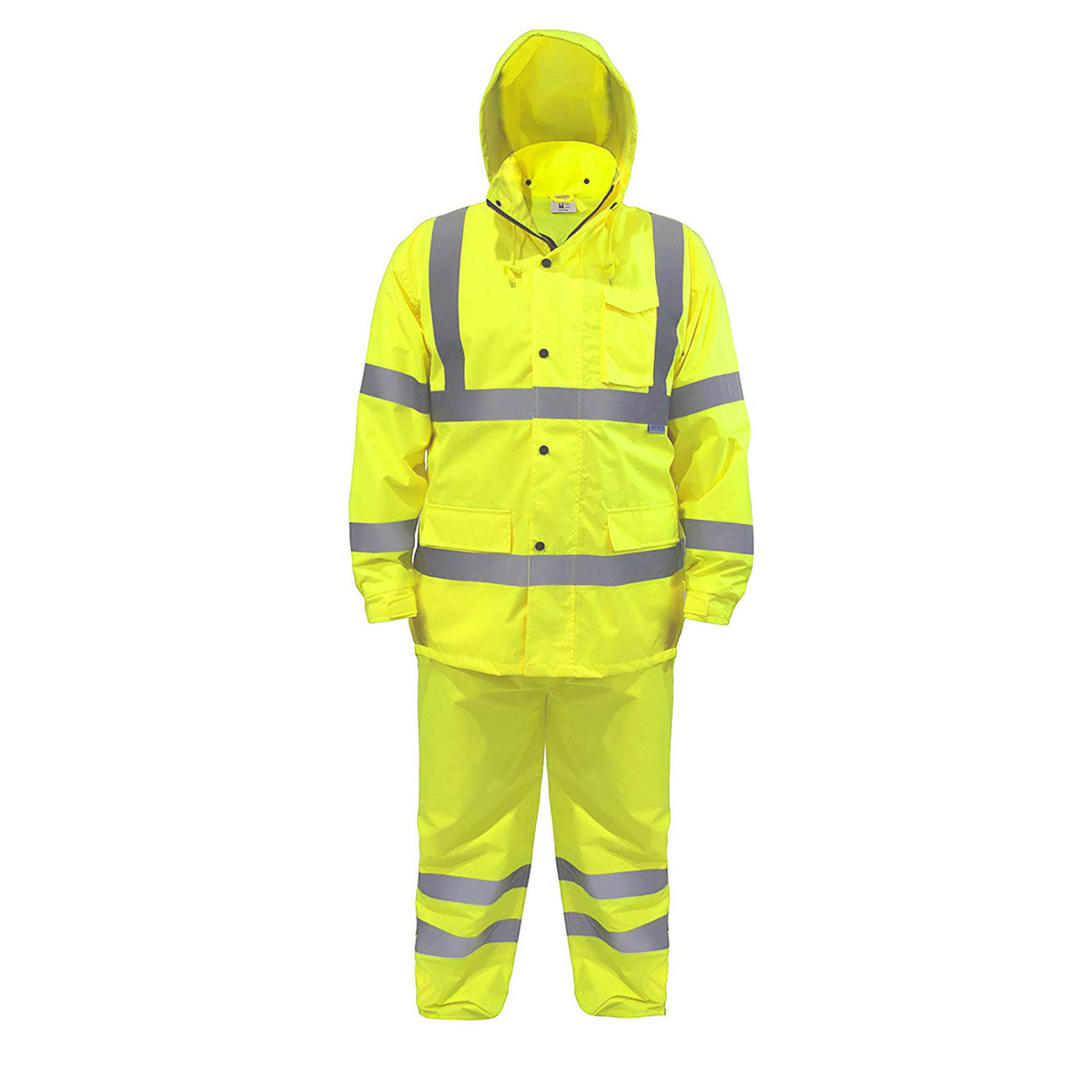 JORESTECH Waterproof Rain Suit - ANSI Compliant Safety Jacket & Pants With Reflective Tape For Work