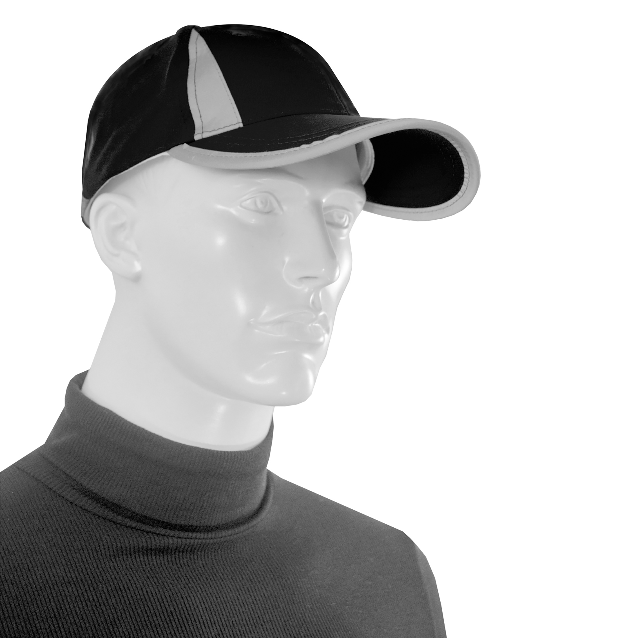 Neon Baseball Cap with Reflective Details for High Visibility Safety ...