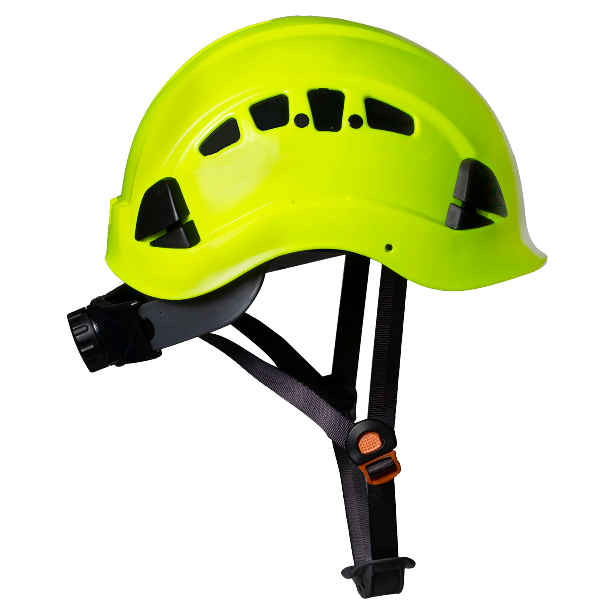 ANSI Ventilated Climbing Helmet with Universal Accessory Mounts ANSI Ventilated Climbing Helmet with Universal Accessory Mounts